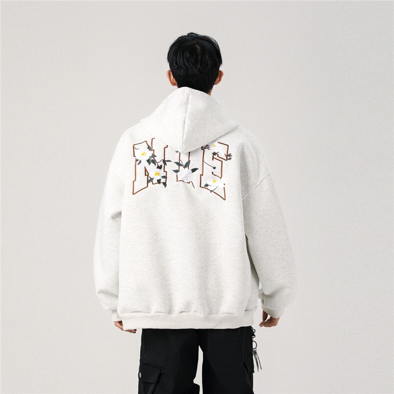 春装现货双拉头刺绣连帽上衣XZ609-WT2377-特P80-138,男装夹克,星座609