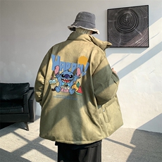 麂皮绒棉衣男大码立领棉袄子男羽绒棉服JM87077-P110，男装棉衣，电商A040