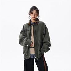 翻领设计感拼接重磅简约经典高级休闲百搭潮夹克外套JK1375-P98，男装夹克，星座1103-3