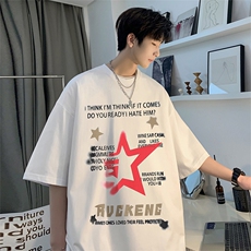 数据超好220克重磅美式潮牌短袖t恤T1170-P28直播有280克品质P35，男装T恤，电商A486
