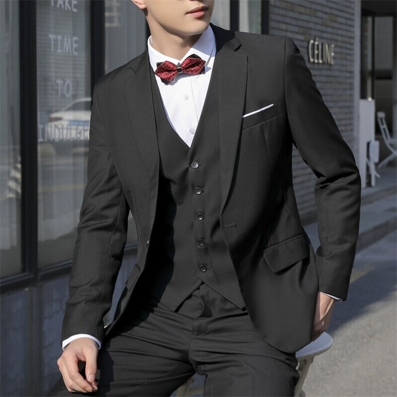 LY8595-XMCK-MP155西装伴郎服男上班新郎结婚套装正装礼服四件套,男装西服套装,星座510A-2