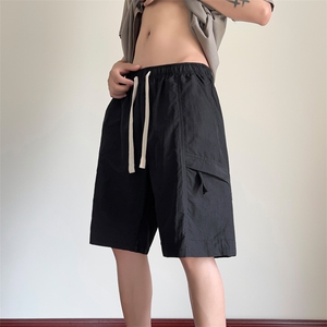 ！2025夏季新款男士冰丝短裤工装速干五分裤DK701特P28控49图片