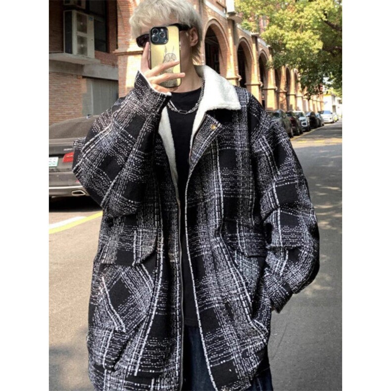 网络图现货毛棉服冬季新款休闲外套潮牌棉衣棉袄RMY414-P105,男装棉衣,星座1005-4