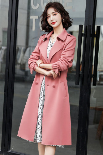 2021秋装新款时尚风衣外套3307，女装风衣，冬木谷雨