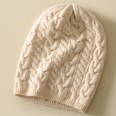 毛线帽子女秋冬季大头围羊毛加厚保暖护耳针织堆堆冷帽女2025新款，帽子，九月九羊绒