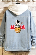 牛仔夹克男大码牛仔外套男茄克NJ77289-P60，男装工装外套，电商A040A