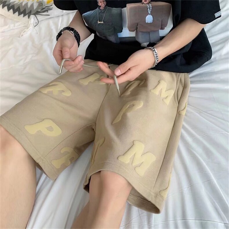 美式高街字母篮球运动五分裤男女夏季ins港风短裤DK6008P30,男装休闲裤,星座1116-2