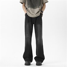 C315-G3011现货高质量重工洗水猫须马骝牛仔裤(P65限89)1，男装牛仔裤，电商C315