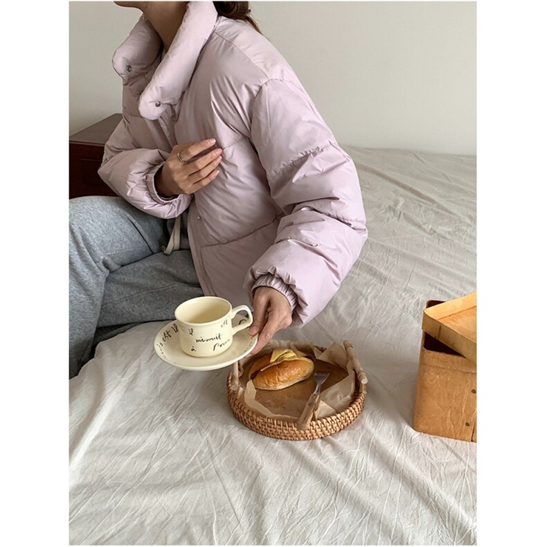 韩东大门原版面包服女立领小个子短款羽绒棉服秋冬短款,男装棉衣,星座506A