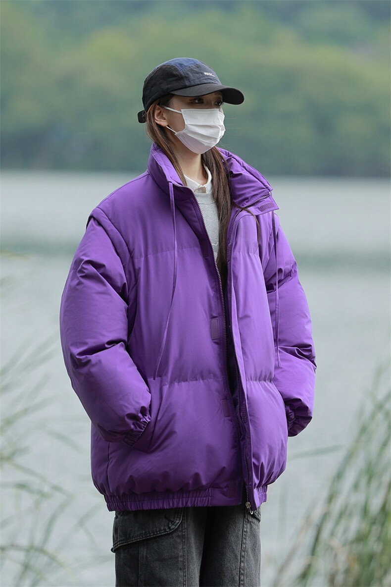 港风潮牌新款可拆卸袖子立领棉服潮流保暖棉衣M087-P105控159,男装棉衣,星座717