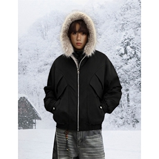 雪景冬季新品美式工装夹克棉服男座山雕加绒外套-A2332P105，男装夹克，电商B241