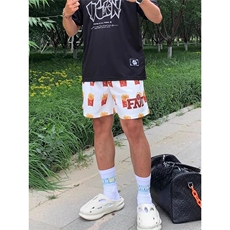 2025年男夏季宽松型休闲裤五分裤EA166-P32，男装牛仔裤，星座208-5