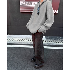 套头针织衫男士女韩版潮流连帽宽松帅气2024秋冬ins毛衣MZ486-P53，男装针织衫/毛衣，星座412-3