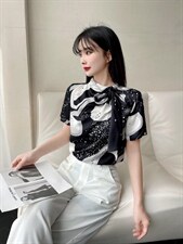 夏装新款衬衫，女装衬衫，青云阁