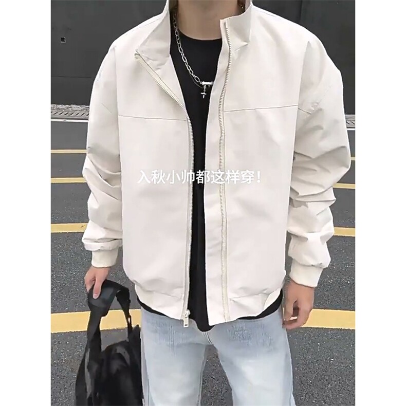 26春装新款美拉德立领飞行夹克boxy廓形休闲百搭外套上衣 JK6500图片