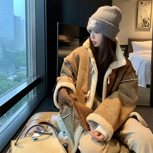 现货 24秋皮毛一体羊羔毛短外套9025-P185-K268图片