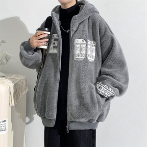 2023冬上新加绒加厚百搭棉衣羊羔绒连帽外套男女 988-P110控价158图片