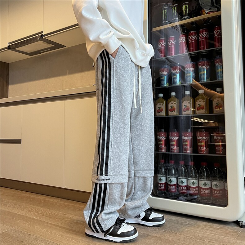 抖音得物品质卫裤212-2-DY122-特P40华棉300克复合牛奶丝,男装休闲裤,星座808A-1