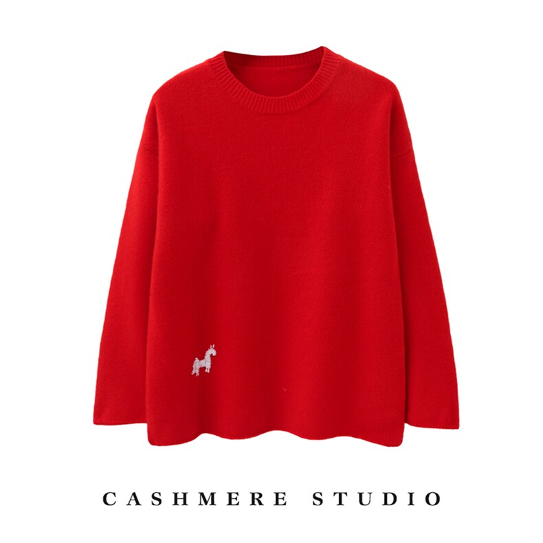 2025年秋季时尚百搭通勤简约休闲套头，女装羊毛衫，奢优羊绒