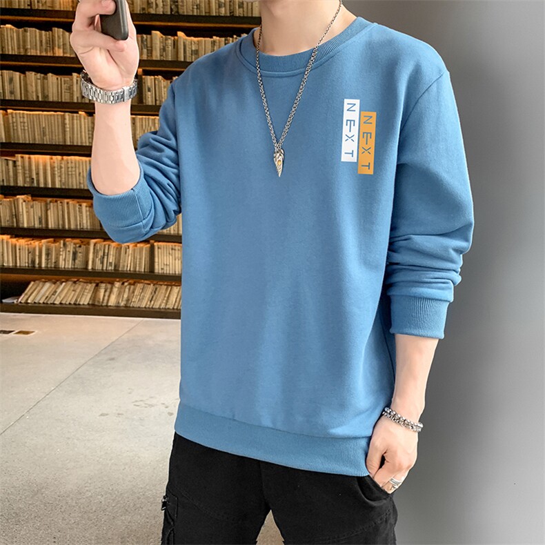 主推有差价24秋季新款潮流男士圆领字母印花套头卫衣大码F005-P15,男装卫衣,星座1816-2（原1210–2）