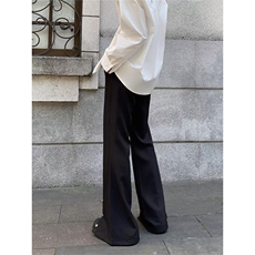 现货~夏季微喇西裤男排口开叉cleanfit宽松休闲冰丝裤K318-特P48，男装西裤，星座1004-3