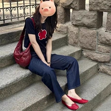新款针织圆领短袖时尚休闲风单件，女装针织衫/毛衣，锦瑟羊绒