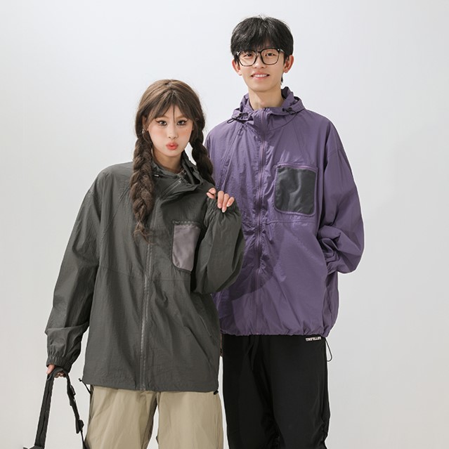 特P48无差价新款夏季时尚百搭夹克防晒服-HJ5391无影墙1,男装夹克,电商A003