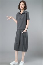 新款减龄时尚短袖卫衣休闲运动套装，，女装运动套装，涵誉