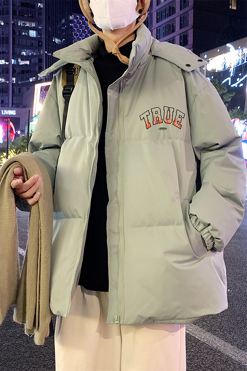 冬季港风韩版宽松加棉加厚连帽冲锋衣棉衣棉服MY6208P115控158,男装夹克,电商A268A