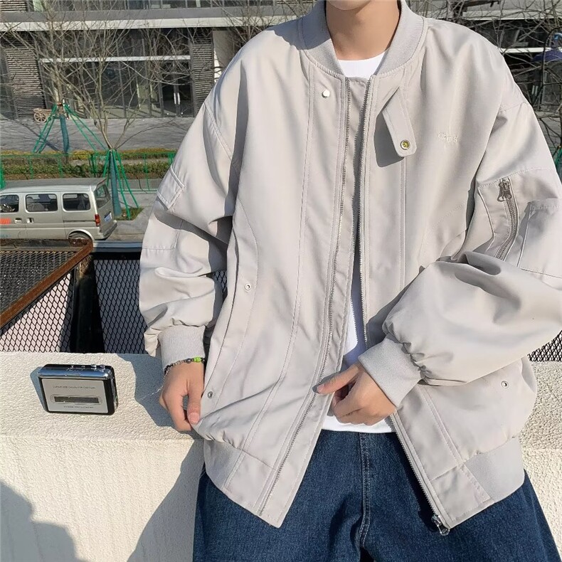 青春日常新款气质慵懒男翻领时尚长袖J8089P58,男装夹克,星座1116-2