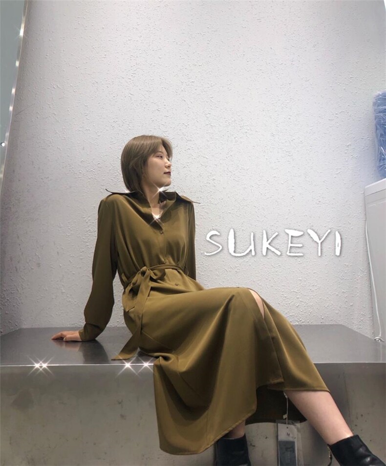 现货，极简轻奢连衣裙，女装连衣裙，SUKEYI 舒可衣