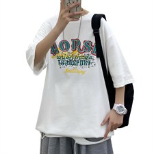 2021港风夏季短袖潮流t恤A210-A8301-P28控38图片