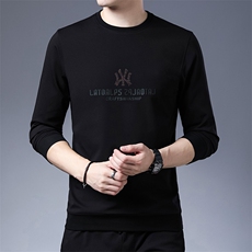 KLSB8121男士2023年春夏新款长袖休闲圆领卫衣套头打底衫T恤P55，男装卫衣，电商B360