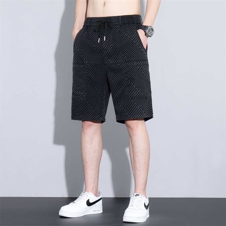 2024夏季男士休闲短裤青少年弹力运动百搭五分裤中裤DK623-p39,男装休闲裤,星座224-1