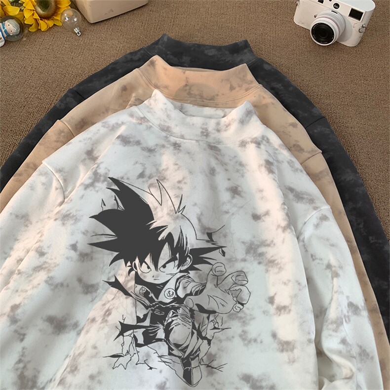 260克重磅扎染德绒半高领打底衫【有货】C403A-DR25460ZR-P25，男装T恤，电商C403A