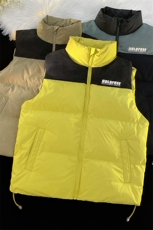 毛毯风2024新款秋冬复古情侣宽松棉马甲无袖外套男A436-2701-P90，男装背心/马甲，电商A436