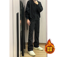 B221美式ins高街加绒加厚牛仔裤LK23010-P60控78加绒P70控98，男装牛仔裤，电商B221