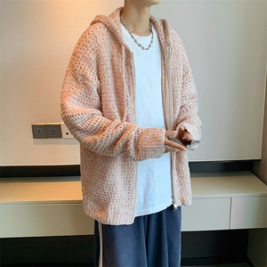 网红高品质 【全原版针织】连帽长袖开衫卫衣男潮 ZW389-P50图片
