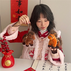战马八骏马公仔小马