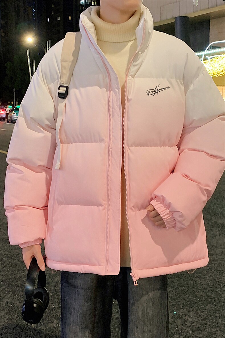 量大优可提供视频冬棉衣立领渐变HD019-1-MF5319-P75,男装棉衣,电商019-1