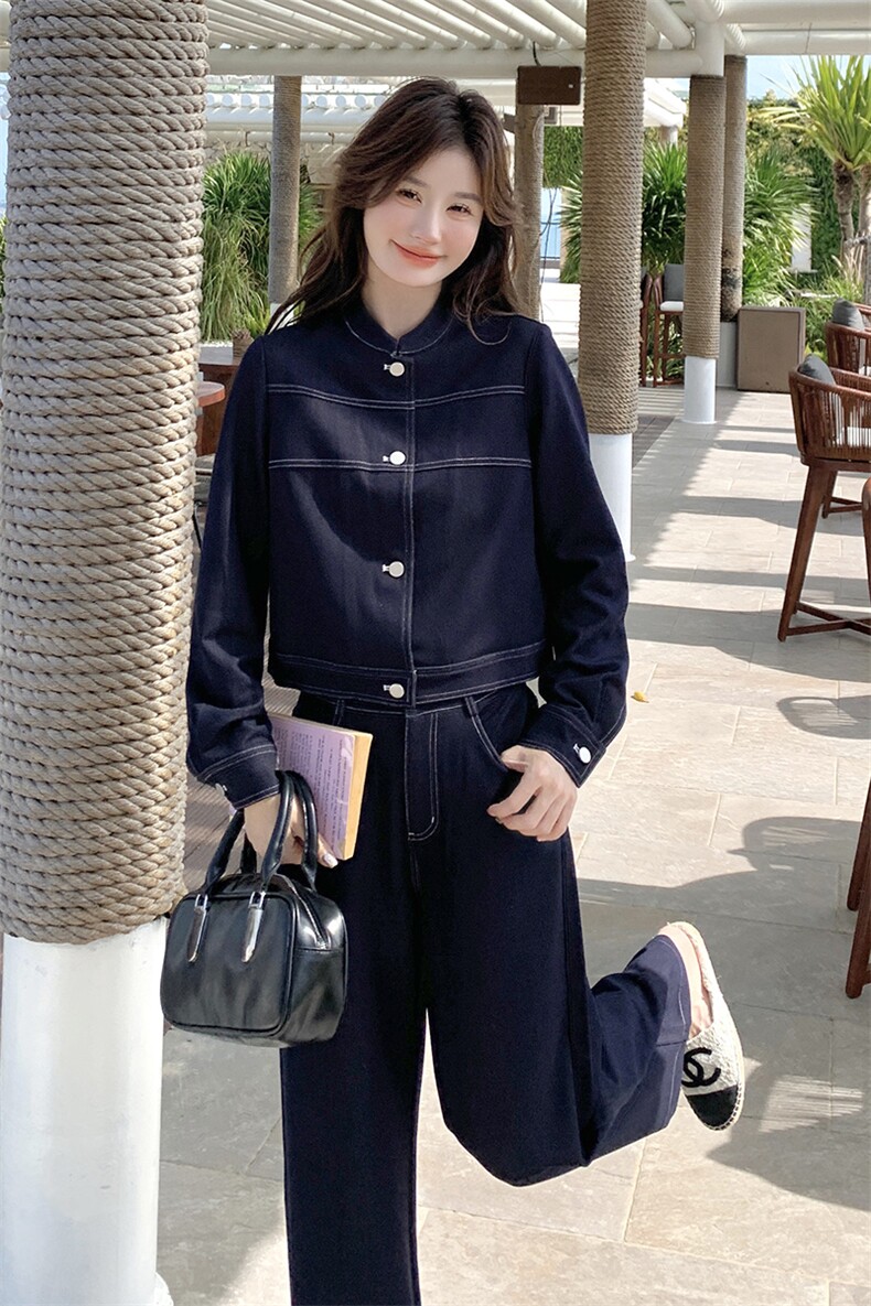 【现货】韩版显瘦牛仔套装088-7717p165k228,女装套装/套裙,2C088