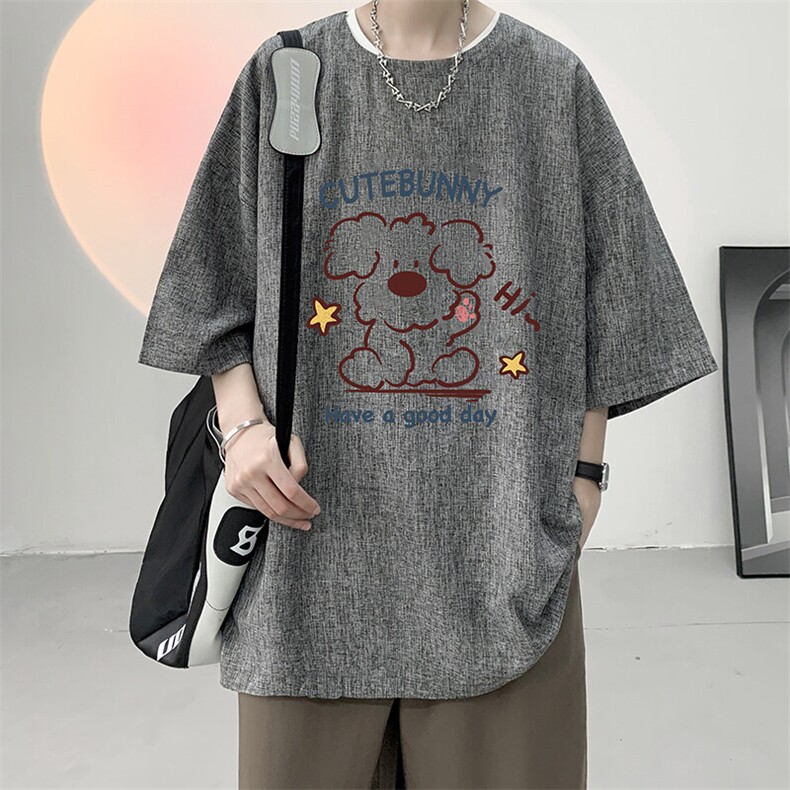 风复古亚麻短袖男棉麻t恤男半袖ZT71434-P35,男装T恤,电商A040
