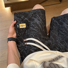 MA360-特P30高质量多口袋工装宽松大码沙滩裤中裤休闲裤子，男装休闲裤，星座1611A