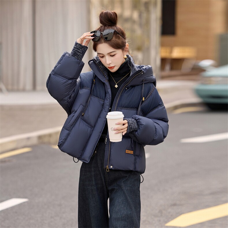 【已ce！款式极好】现货白鸭绒外套,女装羽绒服,素月