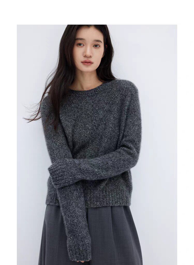 2025年秋季时尚百搭通勤简约休闲套衫，女装羊绒衫，挚尚羊绒