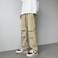 美式机能裤男夏季薄款痞帅炸街伞兵裤直通休闲裤XZ211-K2332-P55，男装休闲裤，星座211-1