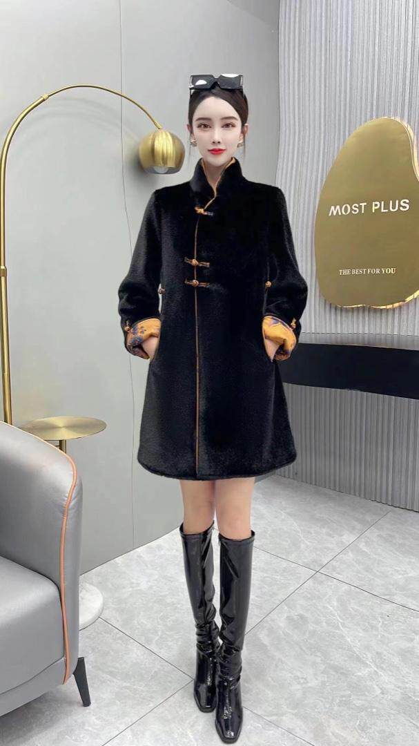 风盘扣貂外套排单中，其它，天使公主