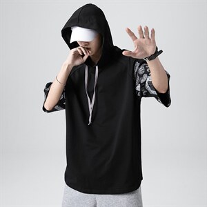 2025夏季短袖t恤男潮流时尚休闲短袖t恤男A210-A8340-P35图片