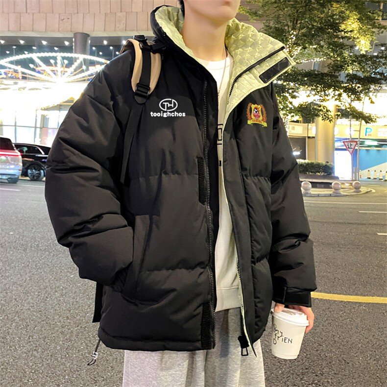 抖音得物品质深度库存三防面料假两件格子棉衣外套棉服66633特P85图片