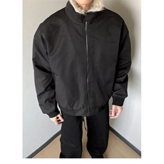 羊羔绒毛棉袄男士冬季2025新款加厚加绒连帽棉衣冬装情侣棉服外套，男装棉衣，四季星座505